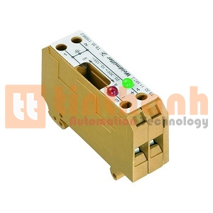 0198220000 - Cầu đấu dây loại kiểm tra-ngắt kết nối SAKT E/35 2LD 120VAC Weidmuller
