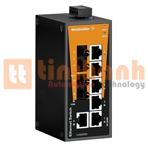 1240930000 - Bộ chia mạng Ethernet IE-SW-BL08-6TX-2ST Weidmuller