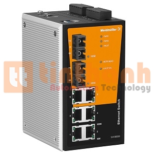 1241080000 - Bộ chia mạng Ethernet IE-SW-PL08M-6TX-2ST Weidmuller