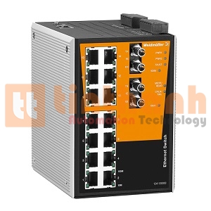 1286840000 - Bộ chia mạng Ethernet IE-SW-PL16MT-14TX-2ST Weidmuller