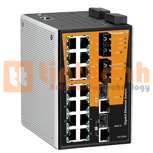 1287010000 - Bộ chia mạng Ethernet IE-SW-PL18MT-2GC14TX2SCS Weidmuller