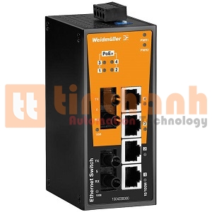 1504230000 - Bộ chia mạng Ethernet IE-SW-BL06-4POE-2ST Weidmuller