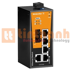 1504290000 - Bộ chia mạng Ethernet IE-SW-BL06T-1TX-4POE-1ST Weidmuller