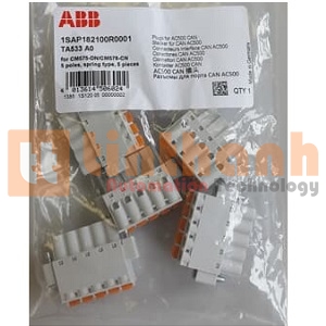 1SAP182100R0001 - 5 Poles Plugs Communication TA533 ABB