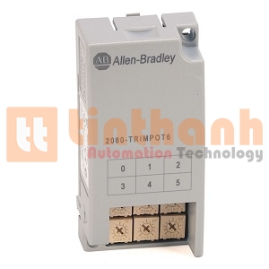 2080-TRIMPOT6 - Mô đun Trim Pot Analog input Micro800 6 kênh Allen Bradley