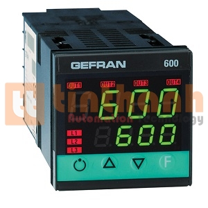 600-R-R-R-0-1 - Bộ điều khiển nhiệt độ 600 PID 48x48mm Gefran