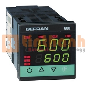 600-R-R-R-R-1 - Bộ điều khiển nhiệt độ 600 PID 48x48mm Gefran