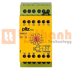 774042 - Relay an toàn PZW 3/24VDC 1n/o 2n/c Pilz