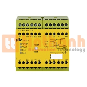 774760 - Relay an toàn PNOZ 8 24VDC 3n/o 1n/c 2so Pilz