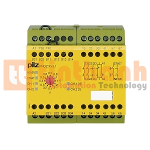 774789 - Relay an toàn PNOZ V 3s 24VDC 3n/o 1n/c 1n/o t Pilz