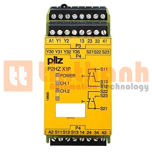 777330 - Relay an toàn P2HZ X1P 24VAC 3n/o 1n/c 2so Pilz