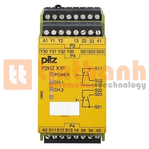 787341 - Relay an toàn P2HZ X1.10P C 24VDC 3n/o 1n/c 2so Pilz
