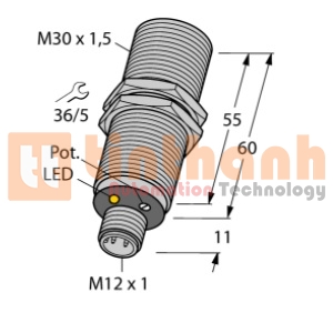 BC10-M30K-VP4X-H1141 - Cảm biến điện dung Turck