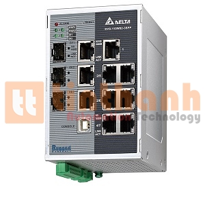 DVS-110W02-3SFP - Bộ chia mạng Ethernet 10 Port Delta