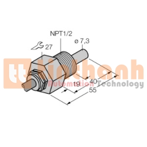 FCS-N1/2A4-NA - Cảm biến lưu lượng Turck