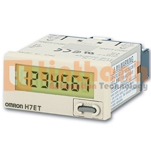 H7ET-NFV - Bộ đếm hiển thị H7ET LCD 8 Số Omron