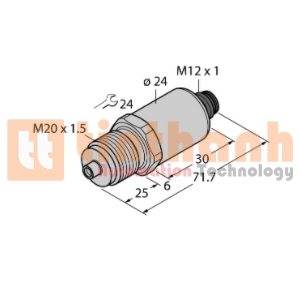 PT100R-2020-I2-H1143 - Bộ chuyển đổi áp suất Turck