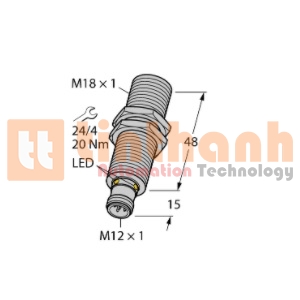 RU100U-M18M-AP8X2-H1151 - Cảm biến siêu âm Turck