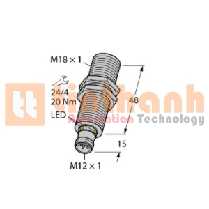 RU20U-M18M-UP8X2- H1151 - Cảm biến siêu âm Turck