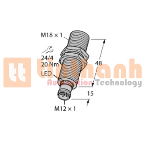 RU40L-M18M-UP8X2-H1151 - Cảm biến siêu âm Turck