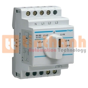 SK602 - Chuyển mạch Vôn (Voltmeter switch) 3"o Hager