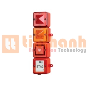 STA2 - Còi báo động kết hợp đèn tháp tín hiệu 2 tầng E2S