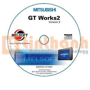 SW1DNC-GTWK3-E - Phần Mềm GT WORKS Mitsubishi