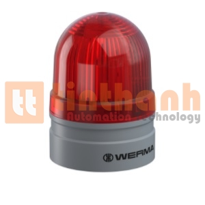 260.110.75 - Đèn tín hiệu Mini Ø62mm Red IP66 WERMA