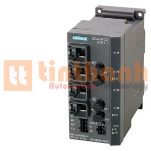 6GK5104-2BB00-2AA3 - Bộ chia mạng Ethernet X104-2 Siemens
