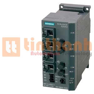 6GK5204-2BB10-2AA3 - Bộ chia mạng Ethernet X204-2 Siemens