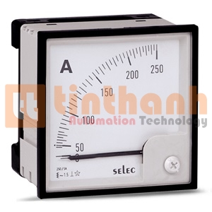AM-I-3-200/5A (96X96) - Đồng hồ kim đo dòng điện Selec
