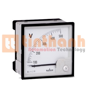 AM-V-3-L (96X96) - Đồng hồ kim đo điện áp Selec