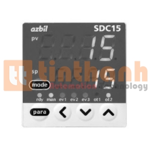 C15SC0RA0000 - Bộ điều khiển kỹ thuật số SDC15 Azbil (Yamatake)