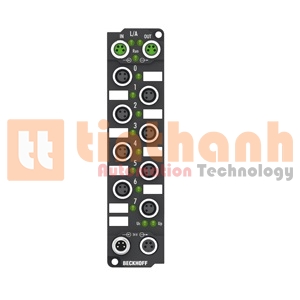 EP1098-0001 - EtherCAT Box 8 kênh digital input 24VDC Beckhoff