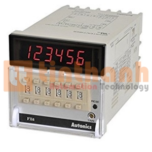 FX6-2P - Bộ đếm - Counter đồng hồ cơ 6 số 72x72mm Autonics