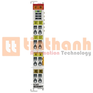KL2602-0010 - Bus terminal 2 kênh relay output 230VAC 5A Beckhoff