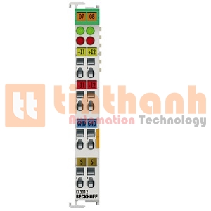 KL3042 - Bus terminal 2 kênh analog input 12 Bit Beckhoff