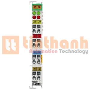 KL3052 - Bus terminal 2 kênh analog input 12 Bit Beckhoff