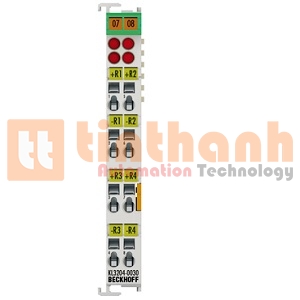 KL3204-0030 - Bus terminal 4 kênh analog input 10 kΩ 16 bit Beckhoff
