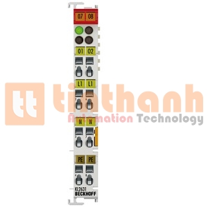 KS2631 - Bus terminal 1 kênh relay output 4 dây Beckhoff