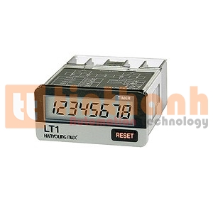 LT1-F - Bộ định thời LT1 hiển thị LCD 8 số Hanyoung Nux
