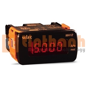 MA12-AC-200/2000mA (48x96) - Đồng hồ đo dòng điện dạng LED Selec