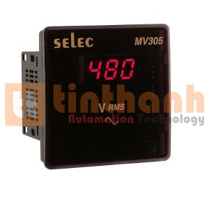 MV305 (96x96) - Đồng hồ đo điện áp dạng LED Selec