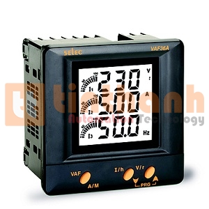 VAF36A (96x96) - Đồng hồ đo điện áp - dòng điện - tần số Selec