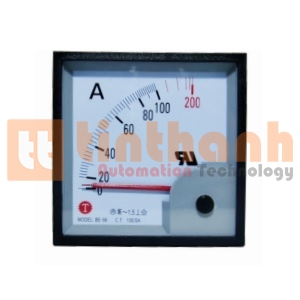 BE 72x72 5/5A - Đồng hồ đo Ampe 5/5A - 4000/5A AC Taiwan Meters