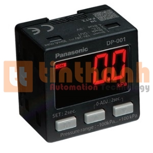 DP-001-J - Cảm biến áp suất -14.65 - 14.65 PSI 1 NPN Panasonic