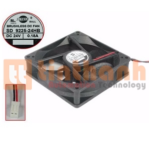 SD9225-24HB - Quạt hút 24VDC dòng điện: 0.18A Sinwan