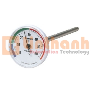 Đồng hồ đo nhiệt độ đất lưỡng kim SK Sato 1408-00 (0~60°C, ±1°C)