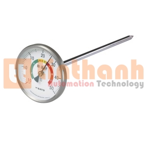 Đồng hồ đo nhiệt độ ngũ cốc lưỡng kim SK Sato 2180-00 (-10~50, ±1°C)