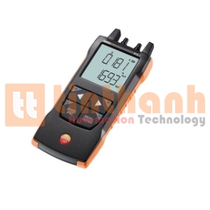 Máy đo chênh áp (0 đến +200 hPa) - Kết nối App Testo 512-1 (0563 1512)